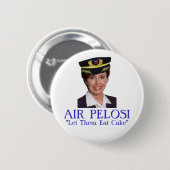 空気PELOSI: "ケーキ"を食べるようにして下さいそれらが 缶バッジ (正面&裏面)