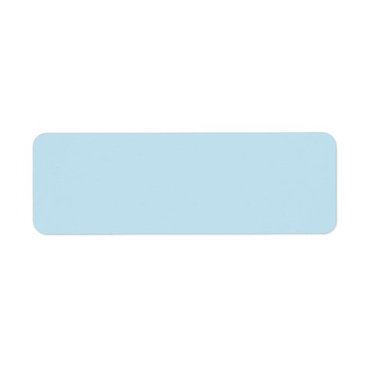 空淡い色の青の背空白のカスタム景ラベル ラベル (正面)