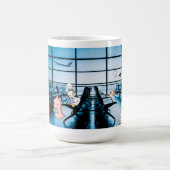 空港のコーヒーマグ コーヒーマグカップ (中央)