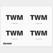 空港コード – ミネソタ州2つの港 楕円形シール (シート)