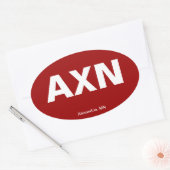 空港コード – ミネソタ，アレクサンドリア 楕円形シール (封筒)