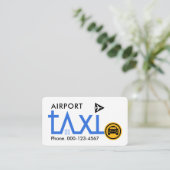 空港タクシールート輸送案内 名刺 (スタンド正面)