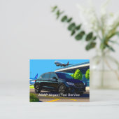 空港タクシー運送 名刺 (スタンド正面)