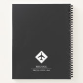 空港デジタルパネルスタイル旅行 ノートブック (裏面)