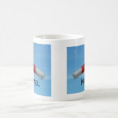空港パーソナライズされた風ソックマグ コーヒーマグカップ (中央)