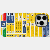 空港方向案内看板 Case-Mate iPhoneケース (裏面 (横))
