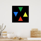 空火水地 ポスター (キッチン)