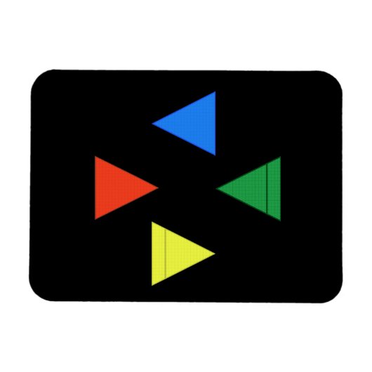 空火水地 マグネット (横)