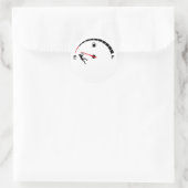 空燃料タンクおもしろいデザイン ラウンドシール (バッグ)