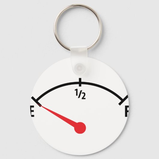 空燃料タンクインジケーターゲージ車 キーホルダー (正面)