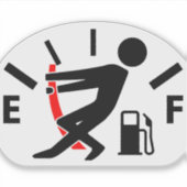 空燃料レベルゲージ シール (正面)