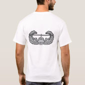 空爆のバッジ Tシャツ (裏面)