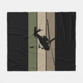 空爆 フリースブランケット (正面(横))