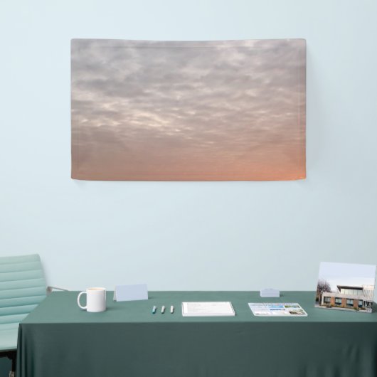 空独身のの旗の雲 横断幕 (トレードショー)