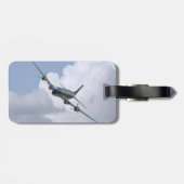 空生まれに乗るパイロット，航空クール,カスタム航空 ラゲッジタグ (裏面横)