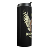 空生まれに乗るパイロット，航空，クールカスタム タンブラー (回転左)