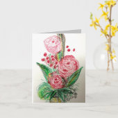 空白のすべての行事 カード (黄色い花)