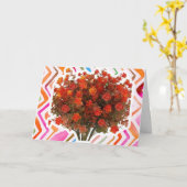 空白のすべての行事 カード (黄色い花)