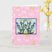 空白のすべての行事 カード (黄色い花)