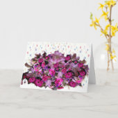 空白のすべての行事 カード (黄色い花)