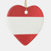 空白のでストライプなテンプレートDIYはTXTのイメージのイベントの名前を加えます セラミックオーナメント (右)