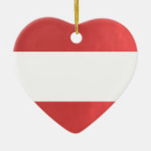 空白のでストライプなテンプレートDIYはTXTのイメージのイベントの名前を加えます セラミックオーナメント (正面)