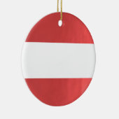 空白のでストライプなテンプレートDIYはTXTのイメージのイベントの名前を加えます セラミックオーナメント (右)