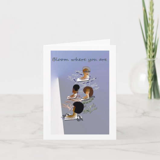 空白ので感動的なメッセージカード カード (正面)