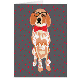 空白ので赤いカチカチのCoonhoundカード