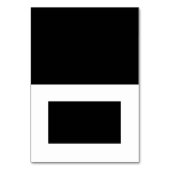 空白ので黒く及び白いテント張りの一流の座席表 テーブルナンバー (正面)