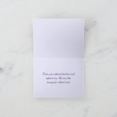 空白のなすべての行事によって折られる挨拶状 カード (内部)