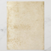 空白のなアンティークによって汚される1870年代の古いペーパーフライヤ チラシ (裏面)