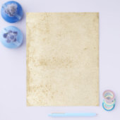 空白のなアンティークによって汚される1870年代の古いペーパーフライヤ チラシ (シングル)