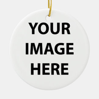 空白のなオーナメントのテンプレート セラミックオーナメント