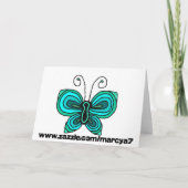 空白のなカードのオレンジコイ カード (裏面)