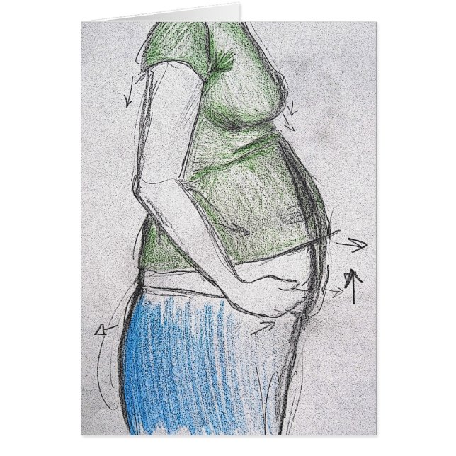 空白のなカードの期待 (正面)