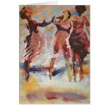 空白のなカードは"歓喜します"