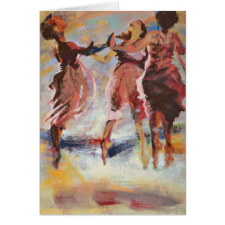 空白のなカードは"歓喜します"