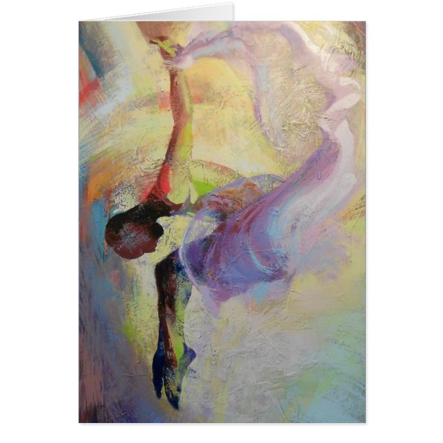 空白のなカードは"気づかせます私の精神"に (正面)