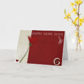 空白のなカード カード (黄色い花)