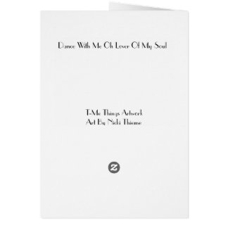 空白のなカード、ダンサー