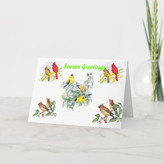 空白のなクリスマスカード シーズンカード (正面)