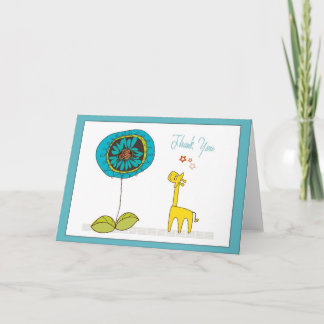 空白のなサンキューカード サンキューカード