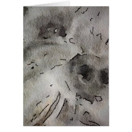 空白のなシュナウツァーカード