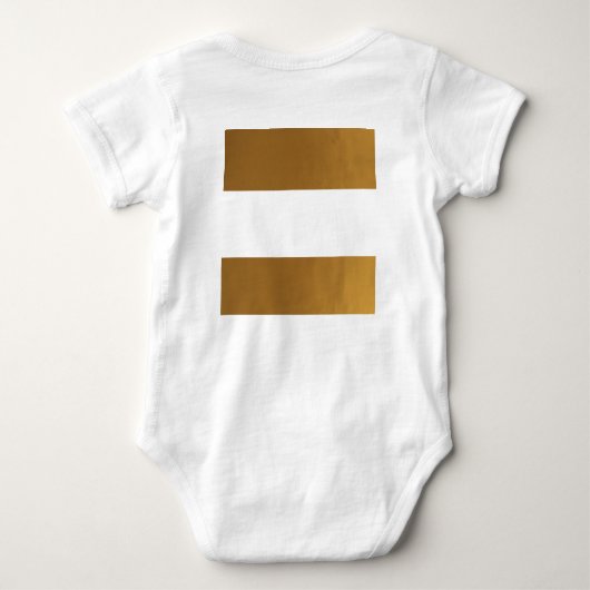 空白のなストリップのテンプレートDIYは文字IMGの挨拶のおもしろいを加えます ベビーボディスーツ (裏面)