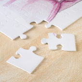 空白のなパズルのブルネットのパンの花嫁のブロンドのパンの婦人 ジグソーパズル (側面)