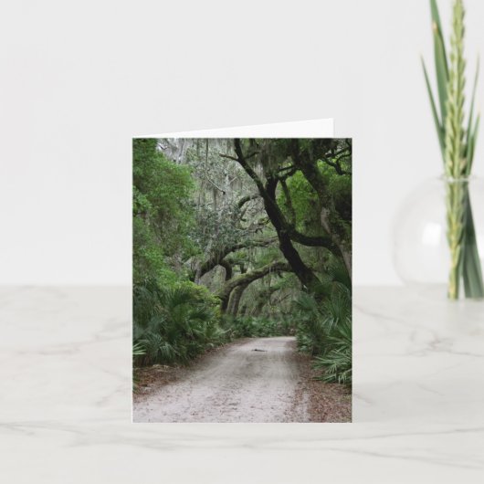 空白のなメッセージカード カード (正面)