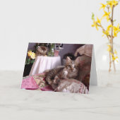 空白のなメッセージカード カード (黄色い花)