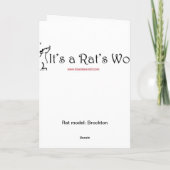 空白のなラットカード カード (裏面)