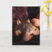 空白のなラットカード カード (黄色い花)